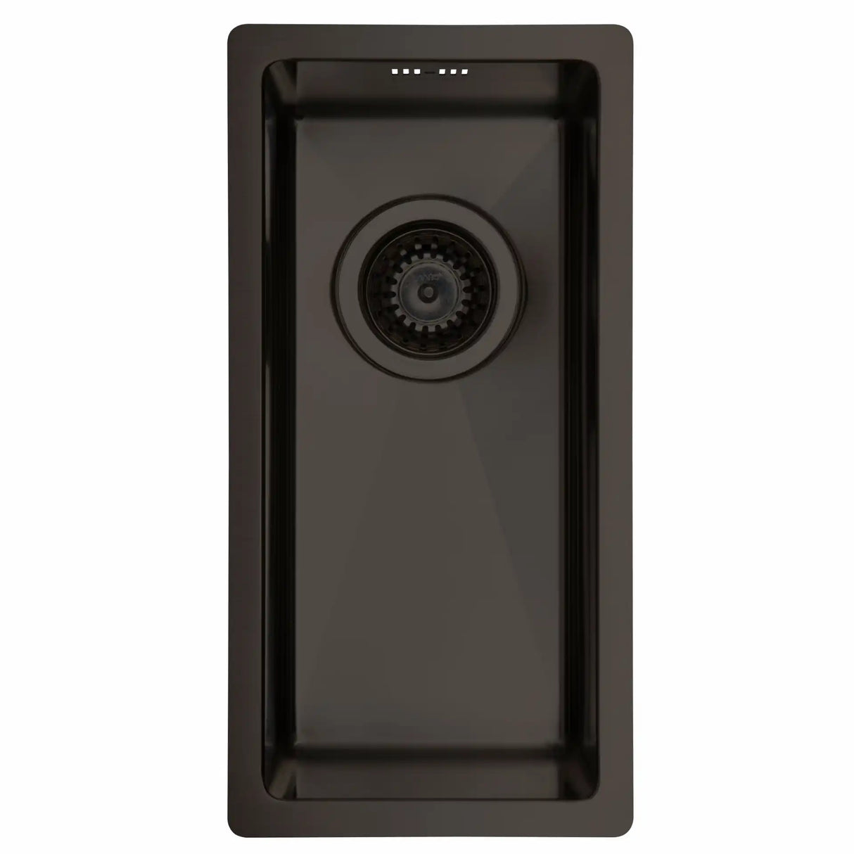 Kubus 180 Soft køkkenvask, PVD Dark Bronze