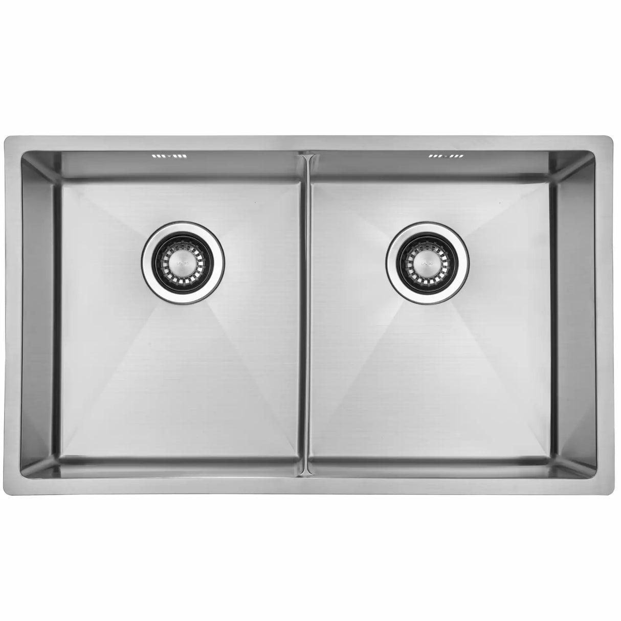 KUBUS 740 SOFT SLIM DOBBELT KØKKENVASK, RUSTFRIT STÅL