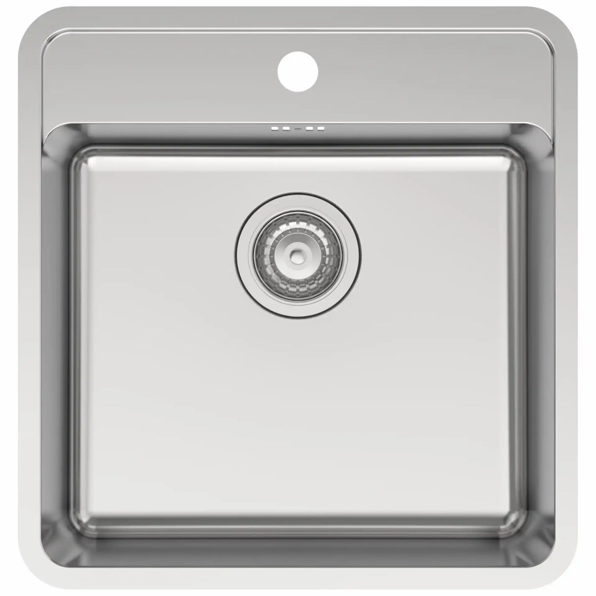 VENUS 50BC KØKKENVASK 440X380 M/HANEHUL, RUSTFRIT STÅL