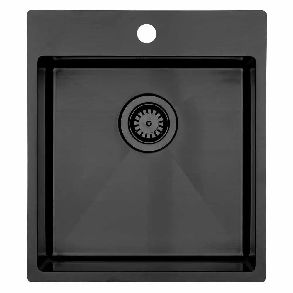 Kubus 440 Soft køkkenvask, PVD Shadow