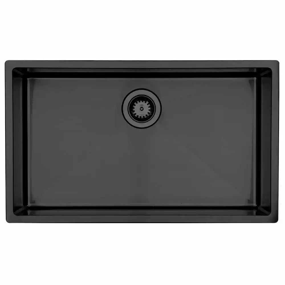 Kubus 700 Soft køkkenvask, PVD Shadow
