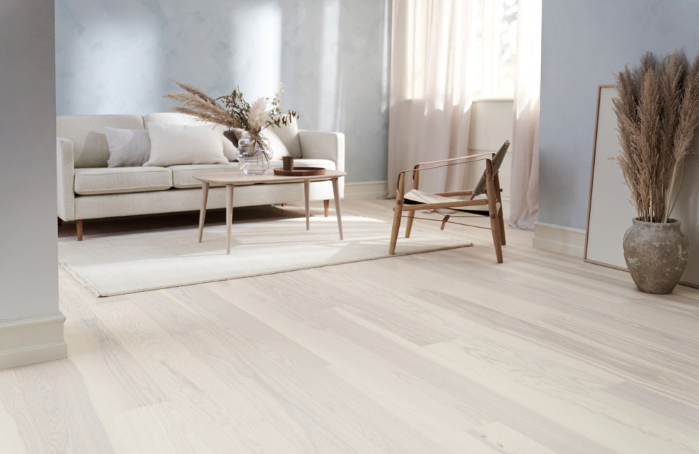 Timberman Slotsplank Ask Accent hvid, Slotsplank ⏐ 145012s 13 x 190 1820 mm