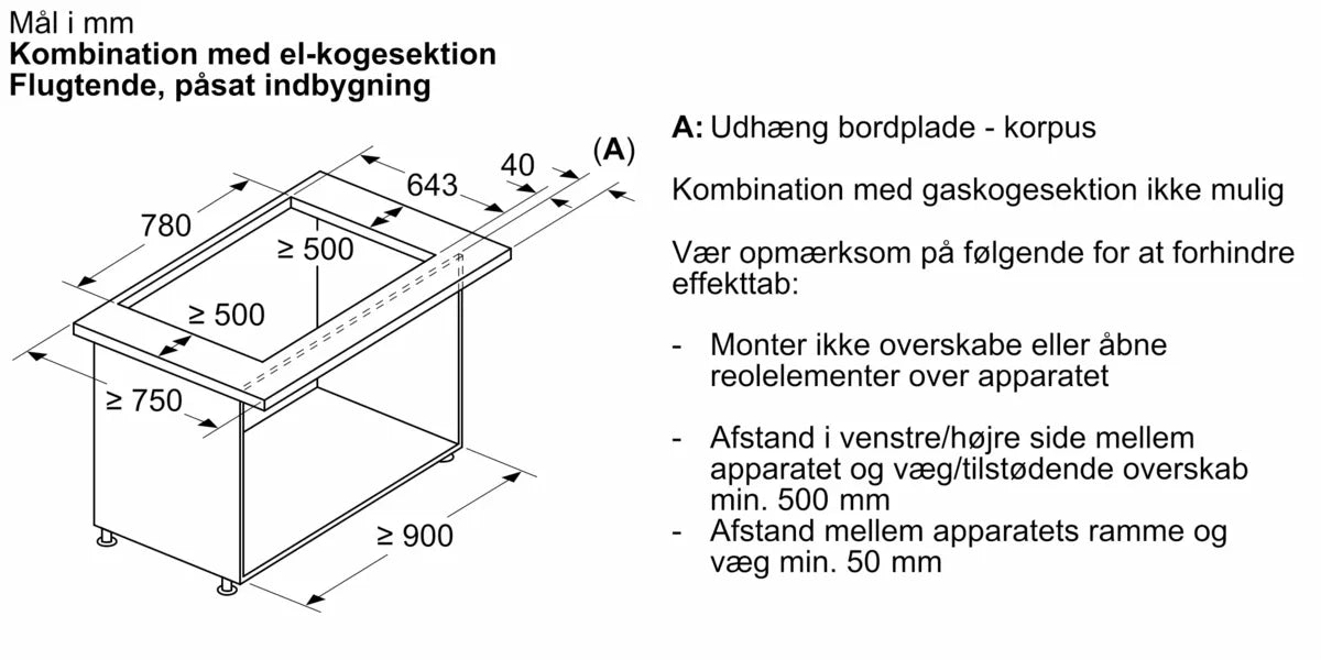 Bordemfang 80 cm flush installation - Siemens iQ700 - LD88WMM65