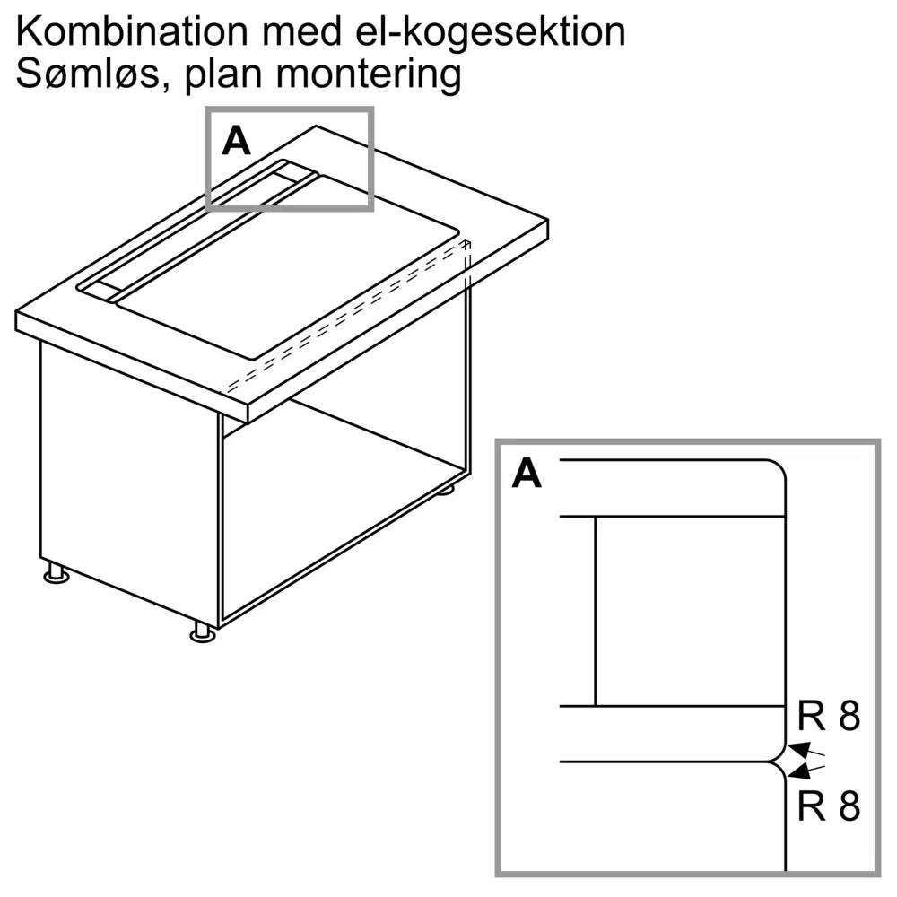 Bordemfang 90 cm flush installation - Siemens iQ700 - LD98WMM65