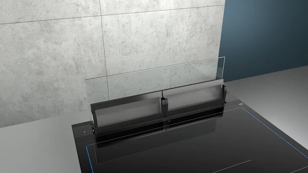 iQ700 Bordemfang 90 cm Klart glas, Sort - LD98WMM66