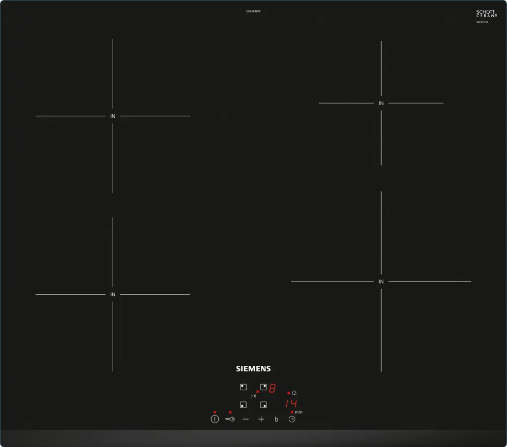iQ100 Induktionskogeplade 60 cm overflademontering uden ramme - EH63KBEB5E