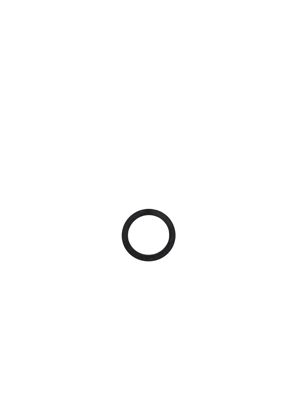 Pakning ø48 mm til afløbsstuds