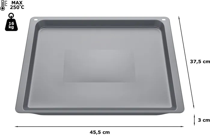 Bageplade 30 x 455 x 375 mm non-stick belægning - HZ531010