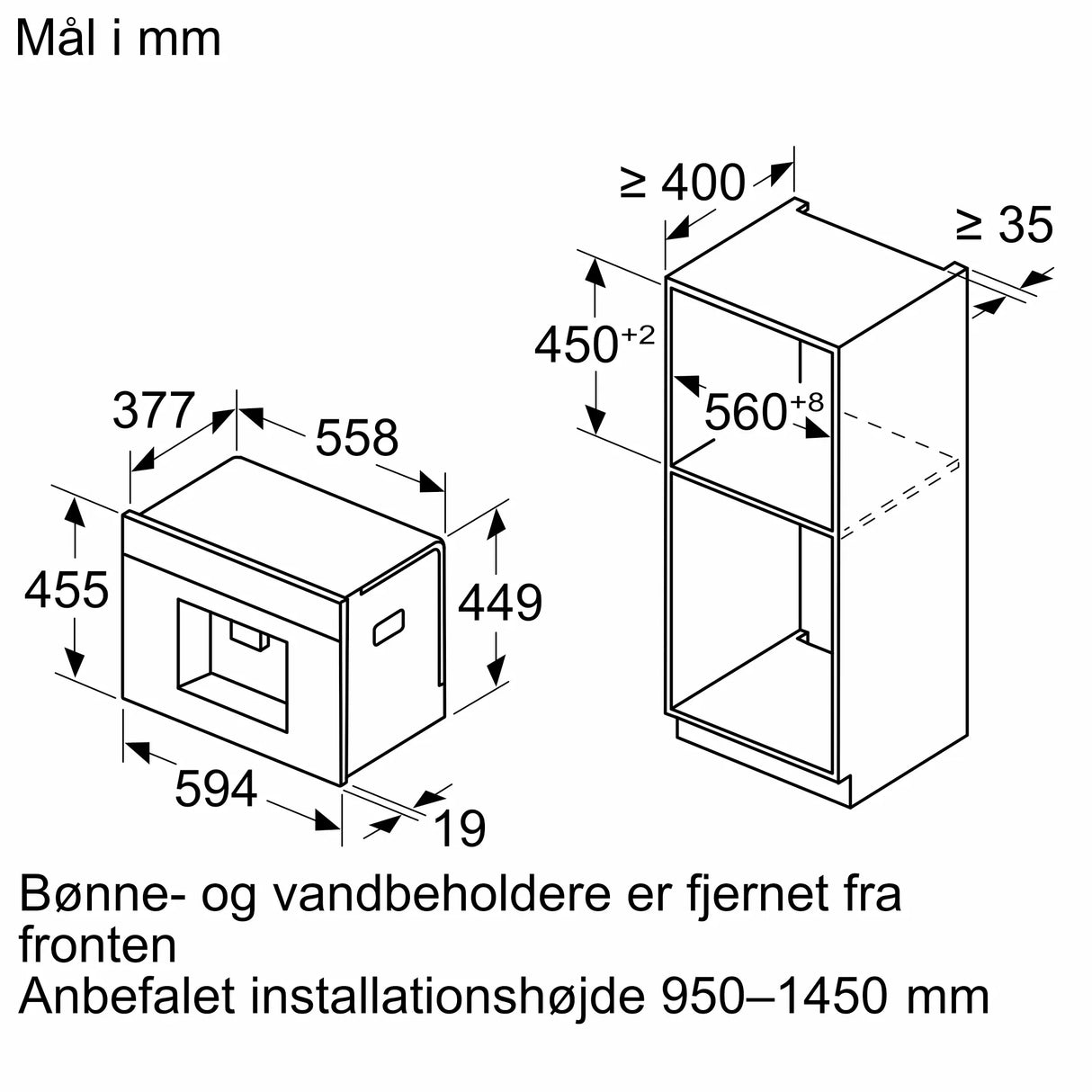 Siemens espresso-/kaffemaskine Mat - CT918L1M0