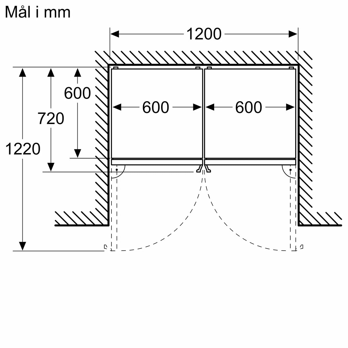 Siemens iQ300 Køle-/fryseskab 203 x 60 cm Rustfrit stål - KG39NVICV