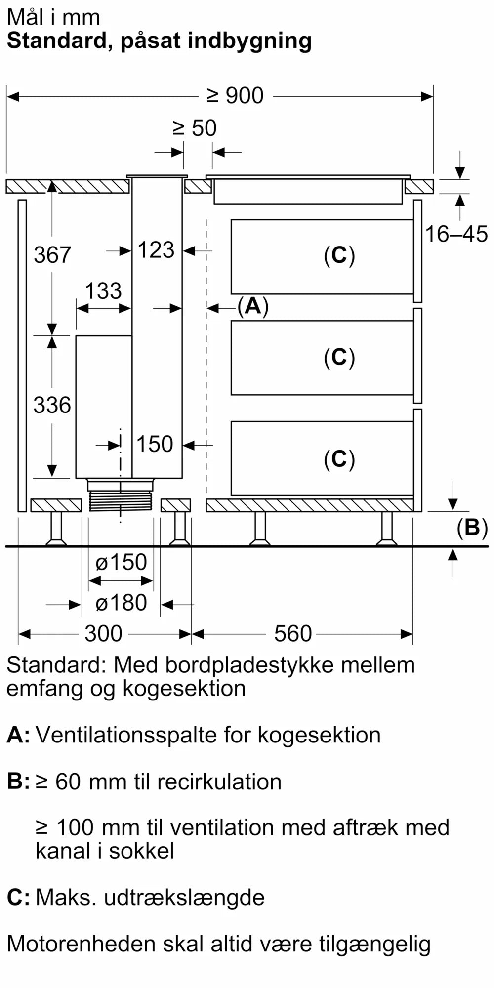 Bordemfang 80 cm flush installation - Siemens iQ700 - LD88WMM65