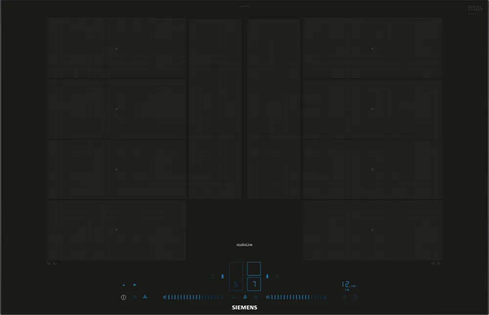 Induktionskogeplade 80 cm Sort - ComfortDesign - Siemens iQ700 - EX877NYV6E
