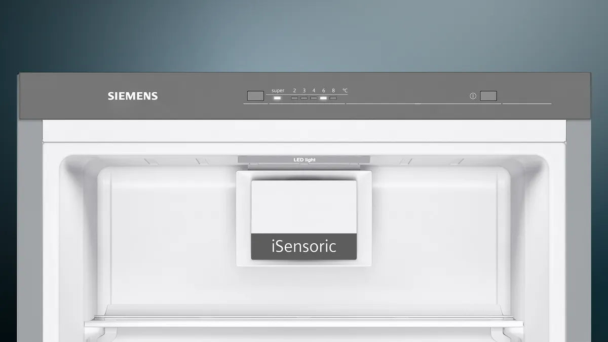 iQ300 Køleskab 186 x 60 cm Sort stål med antifingerprint - KS36VVXDP