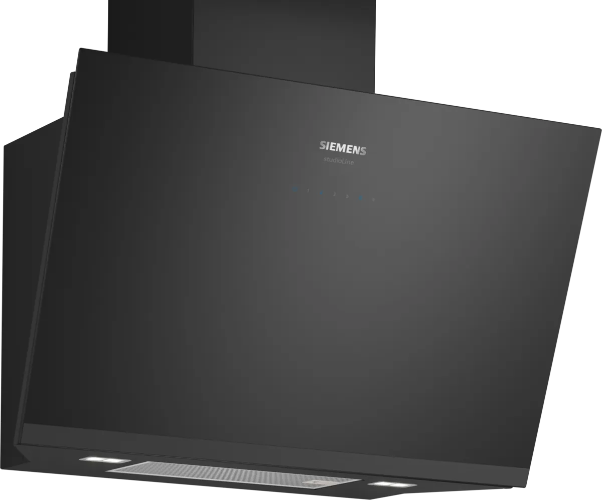 Væghængt emhætte 80 cm Klart glas med sort tryk - Siemens iQ500 - LC81KAN65