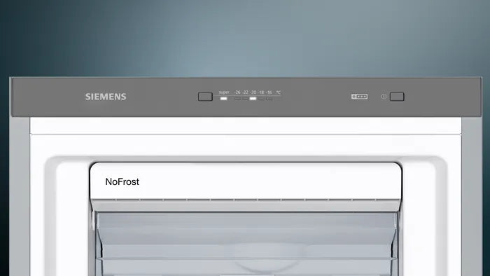 iQ300 Fryseskab 186 x 60 cm Fingeraftrykafvisende børstet stål - GS36NFIEV