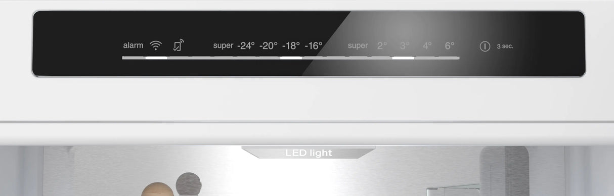 Siemens iQ700 Køle-/fryseskab 203 x 60 cm Matsort, Total noFrost - KG39NSBBF