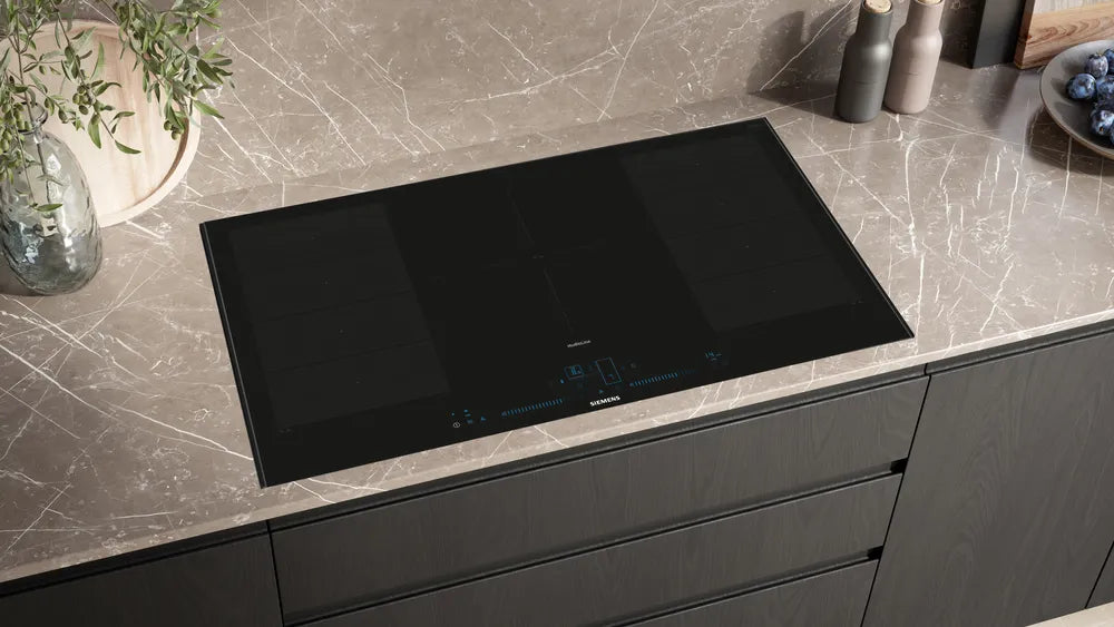 Induktionskogeplade 90 cm Sort - ComfortDesign - Siemens iQ700 - EX977NVV6E