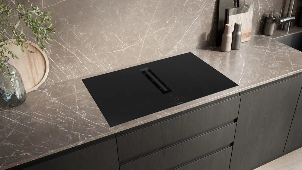 Induktionskogeplade med indbygget emfang 80 cm - Siemens iQ300 - ED877BS16E