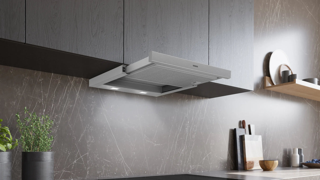 Siemens iQ100 Udtræksemhætte 60 cm Sølvmetallic - LI64MC521