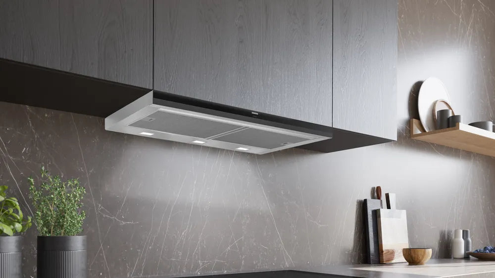 Udtræksemhætte 90 cm Rustfrit stål - Siemens iQ500 - LI97SA561S