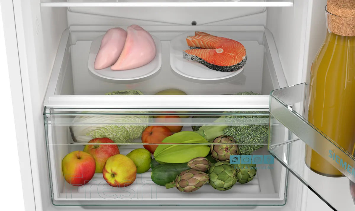 Integrerbart køle-/fryseskab 193.5 x 54.1 cm glidende hængsel - Siemens iQ100 - KI96N5SE0