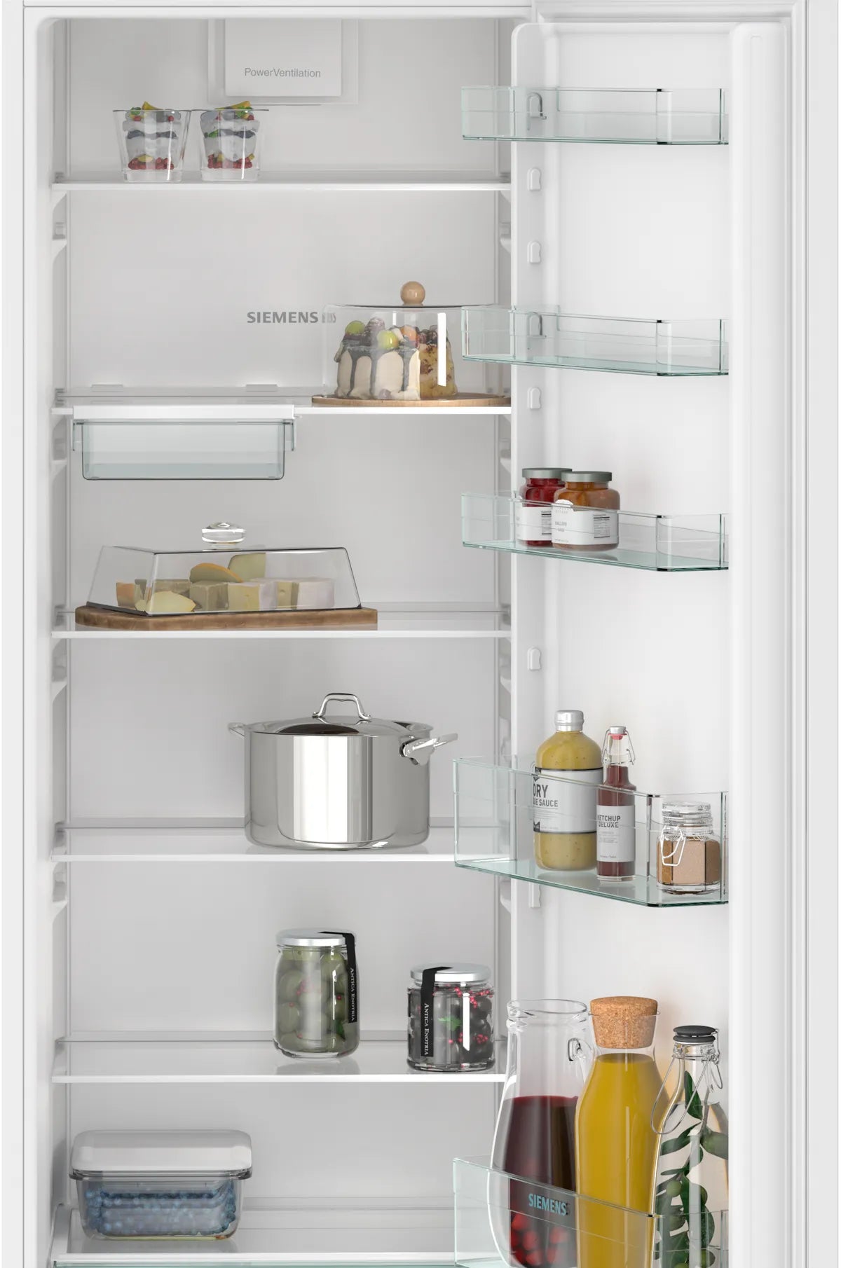 Integrerbart køleskab 177.5 x 56 cm glidende hængsel - Siemens iQ100 - KI81R5SE0