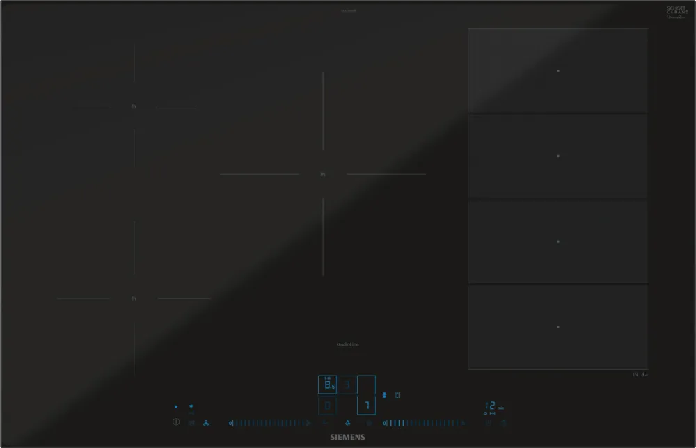Kogesekion 80cm induktion ComfortDesign HC - Siemens iQ700 - EX870NVV6E