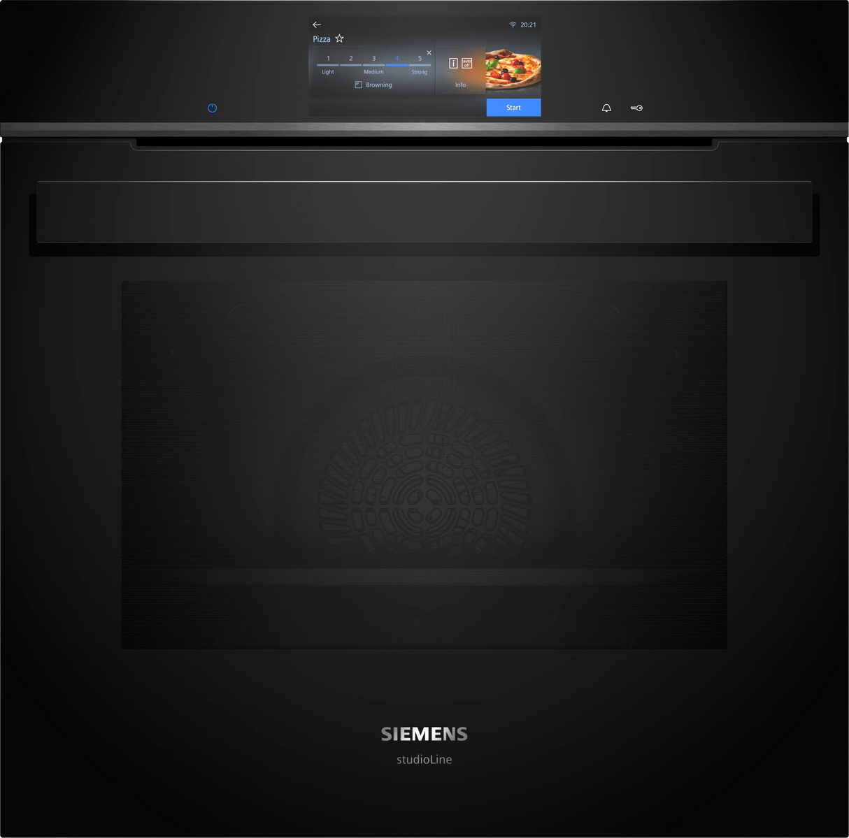 Siemens iQ700 Indbygningsovn 60 x 60 cm Sort - HB978GUB1