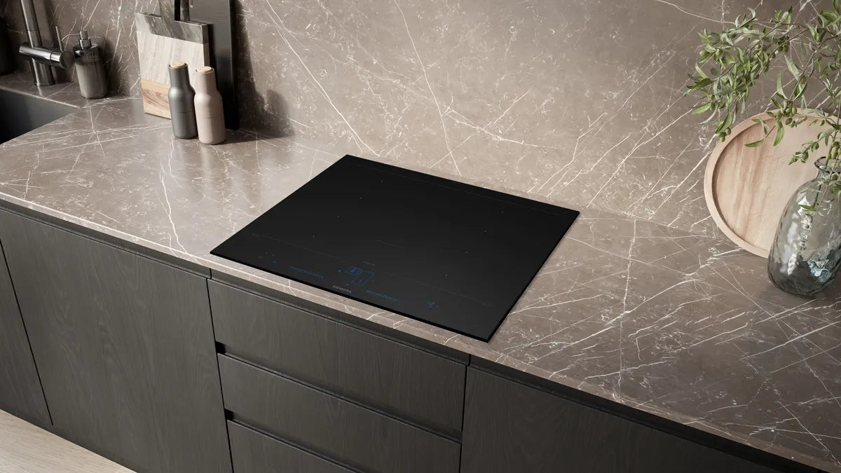Induktionskogeplade 60 cm Matsort - Overflademontering - Siemens iQ700 - EX67BNYV6E