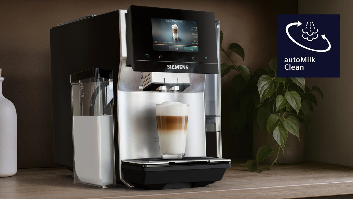 Siemens Fuldautomatisk kaffemaskine EQ700 iAroma Rustfrit stål - TQ723E03