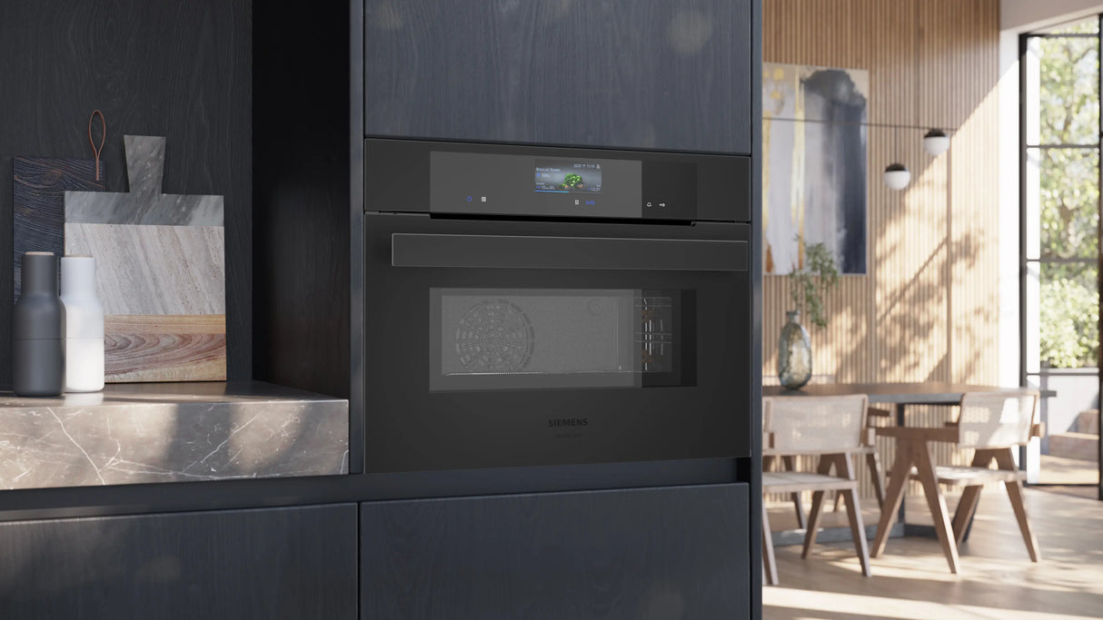 Siemens iQ700 Kompaktovn med mikro 60 x 45 cm Matt Edition - CM936GCM1