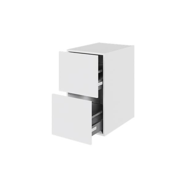 Multi-Living 2 skuffelook - HQ skuffeskab 40 cm med 2 skuffer med fuldudtræk