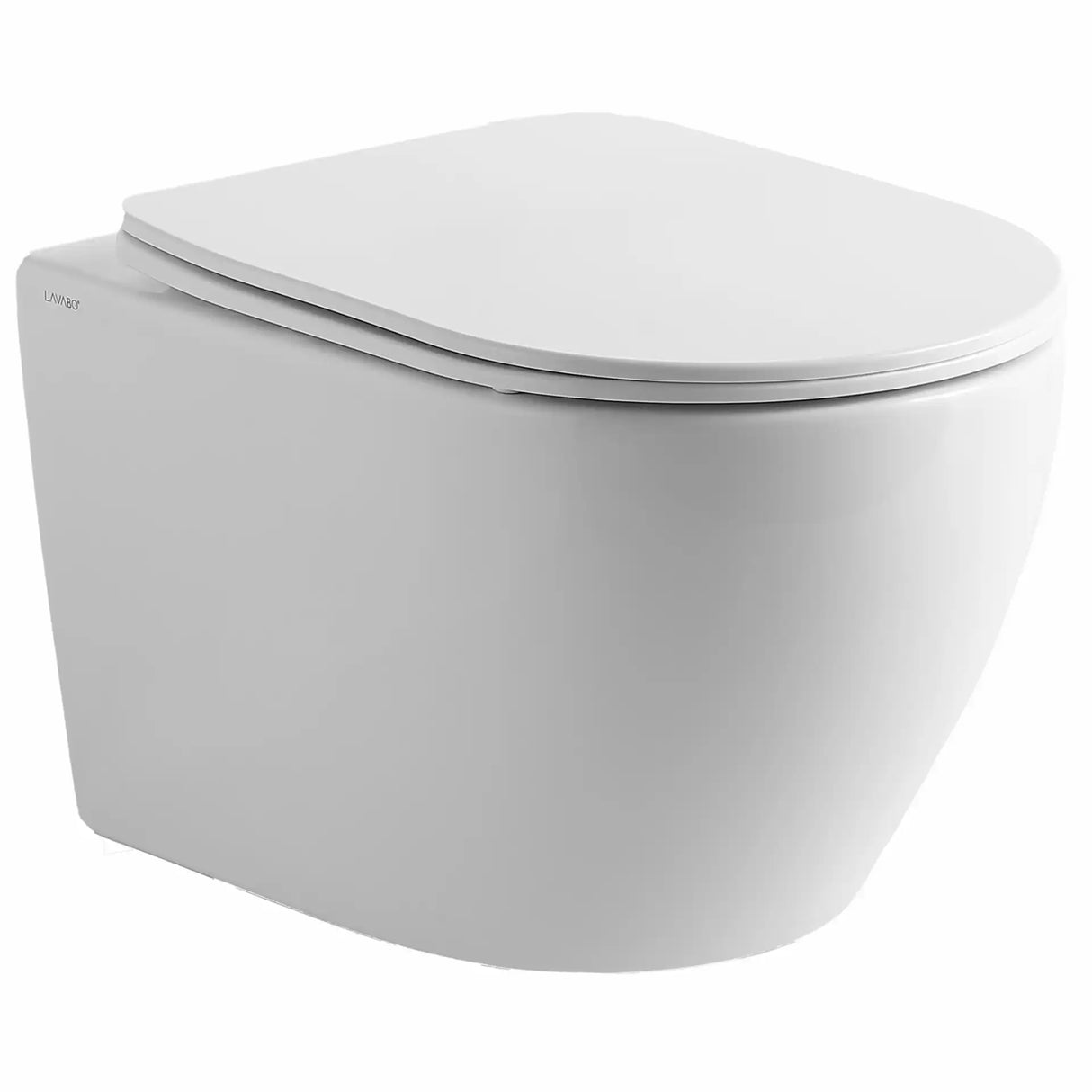 STUDIO RIMLESS VÆGHÆNGT TOILET M/SLIM TOILETSÆDE, HVID