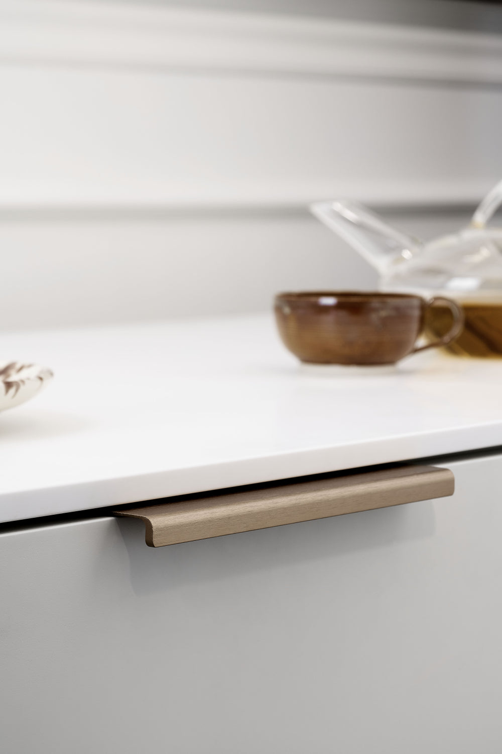 Artisan greb i Børstet messing, bred