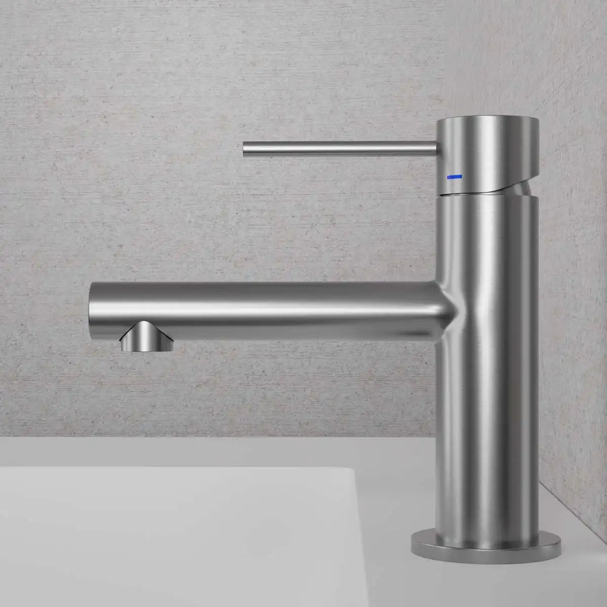 Primy Steel Vertex håndvaskarmatur, Rustfrit stål