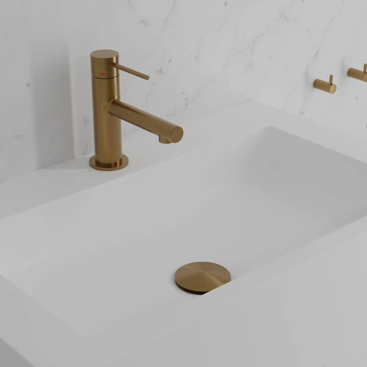 Primy Steel Vertex håndvaskarmatur, Sand