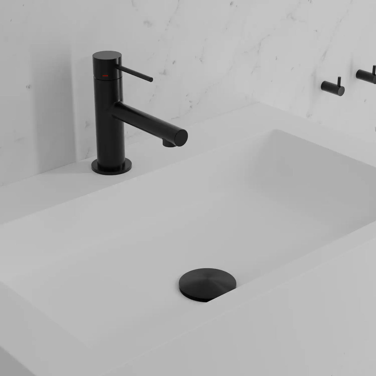 Primy Steel Vertex håndvaskarmatur, Shadow