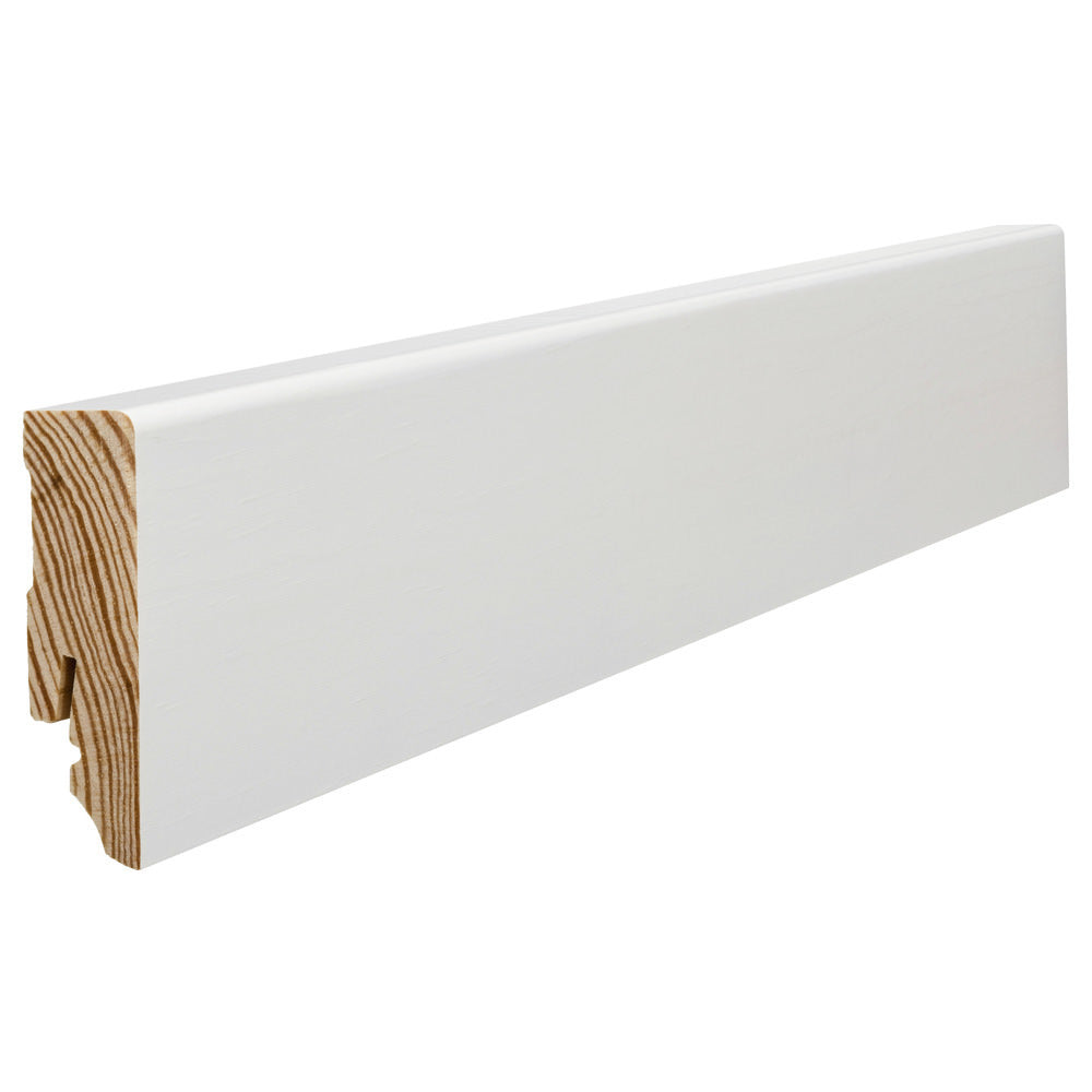 Haro Klik-fodliste 16 x 58 mm hvid lakeret 411050