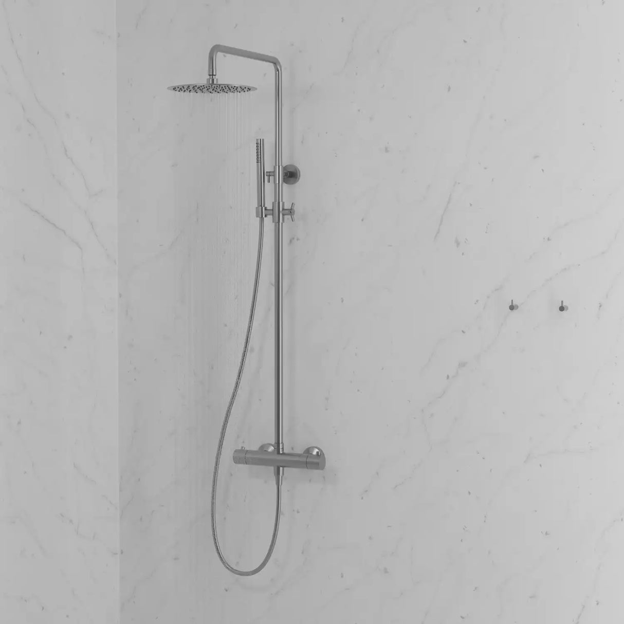 Primy Pleasure 2 komplet brusesystem ED2, Rustfrit stål