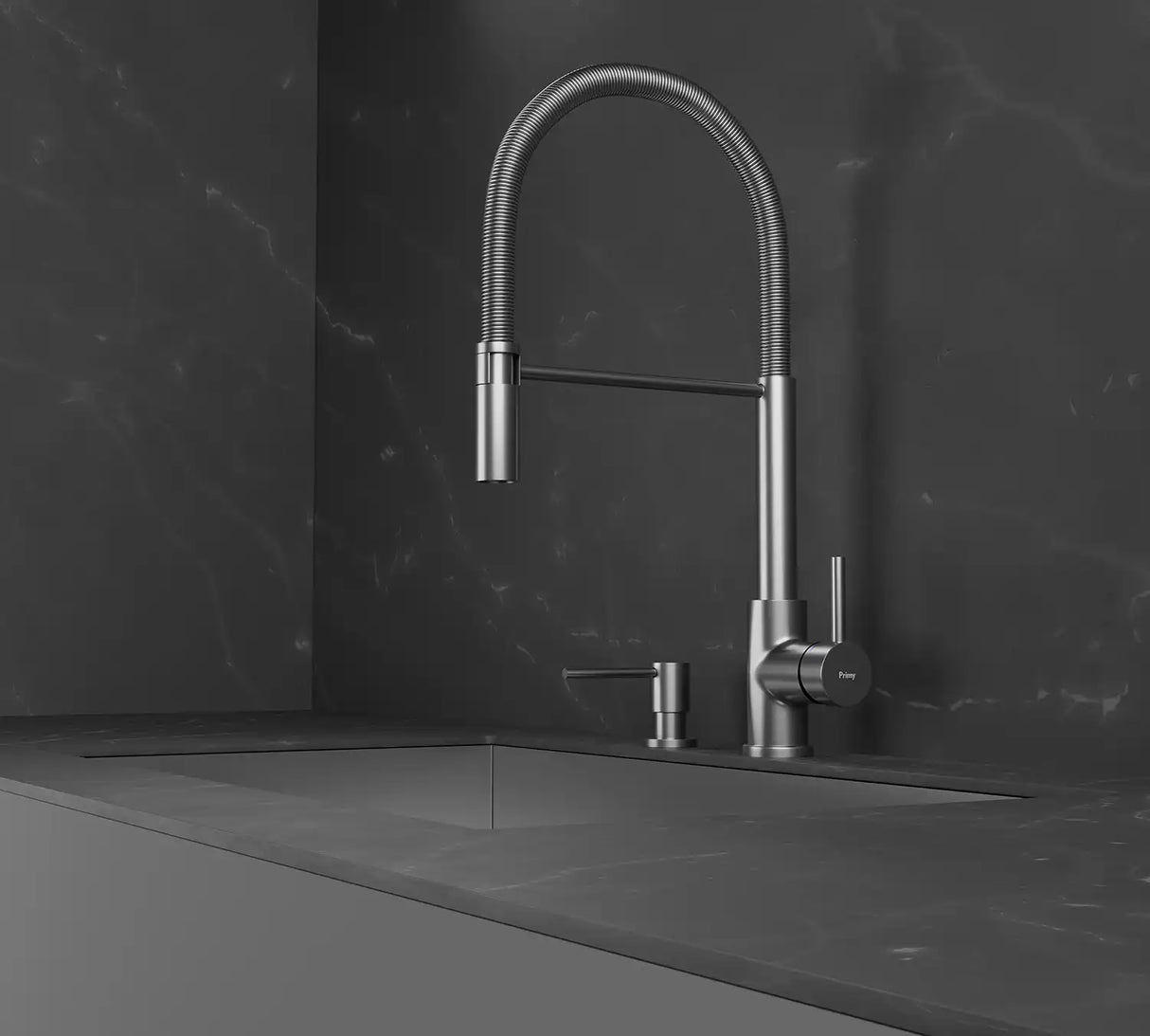 PRIMY STEEL PRO KØKKENARMATUR, RUSTFRIT STÅL