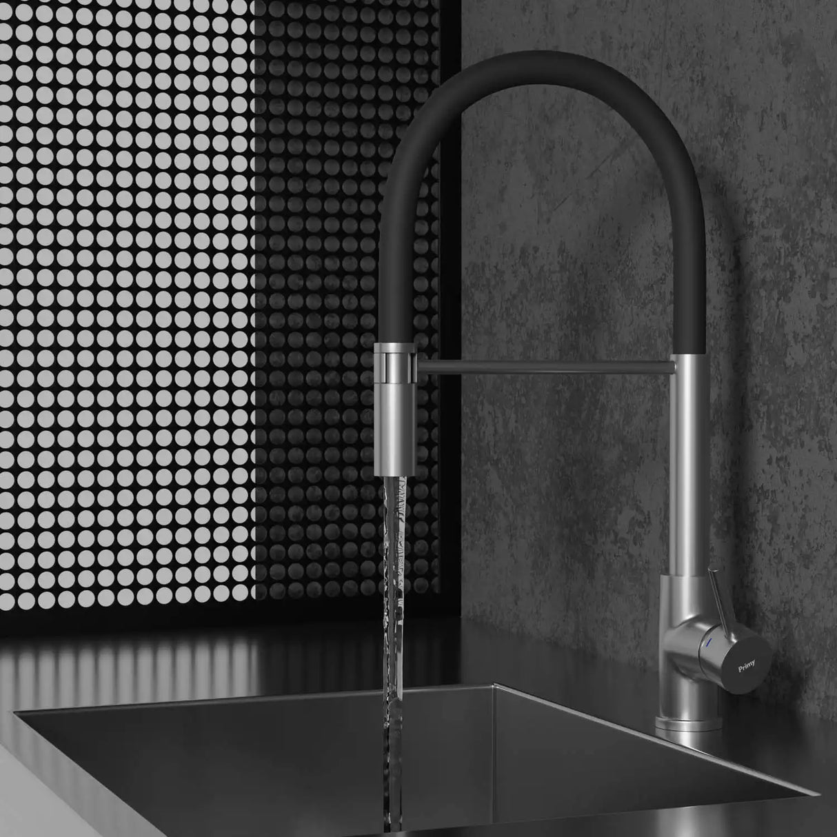 PRIMY STEEL PRO KØKKENARMATUR, RUSTFRIT STÅL