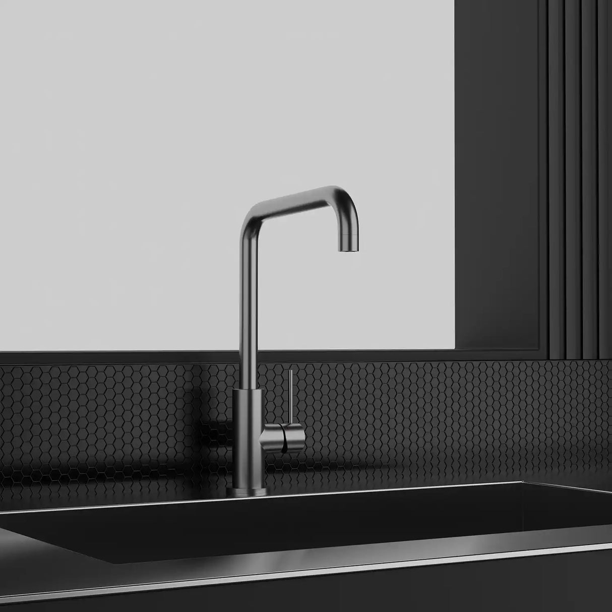 Primy Steel Mood køkkenarmatur, Rustfrit stål