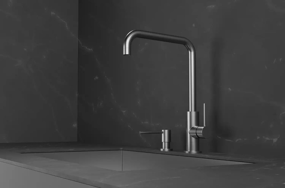 Primy Steel Mood køkkenarmatur, Rustfrit stål