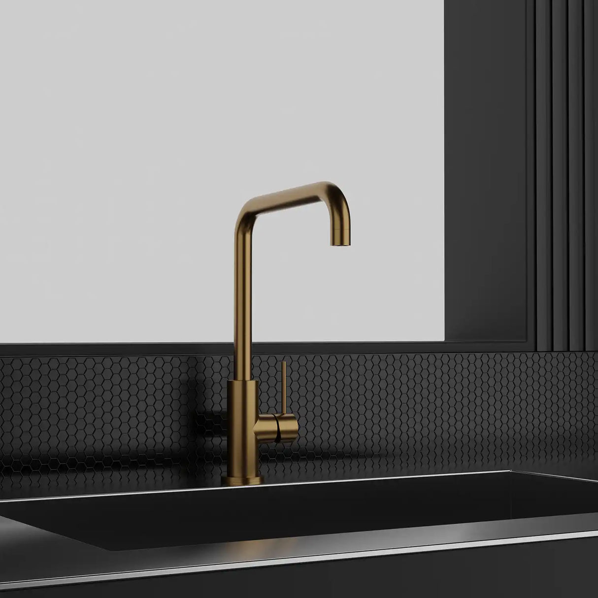 Primy Steel Mood køkkenarmatur, Sand