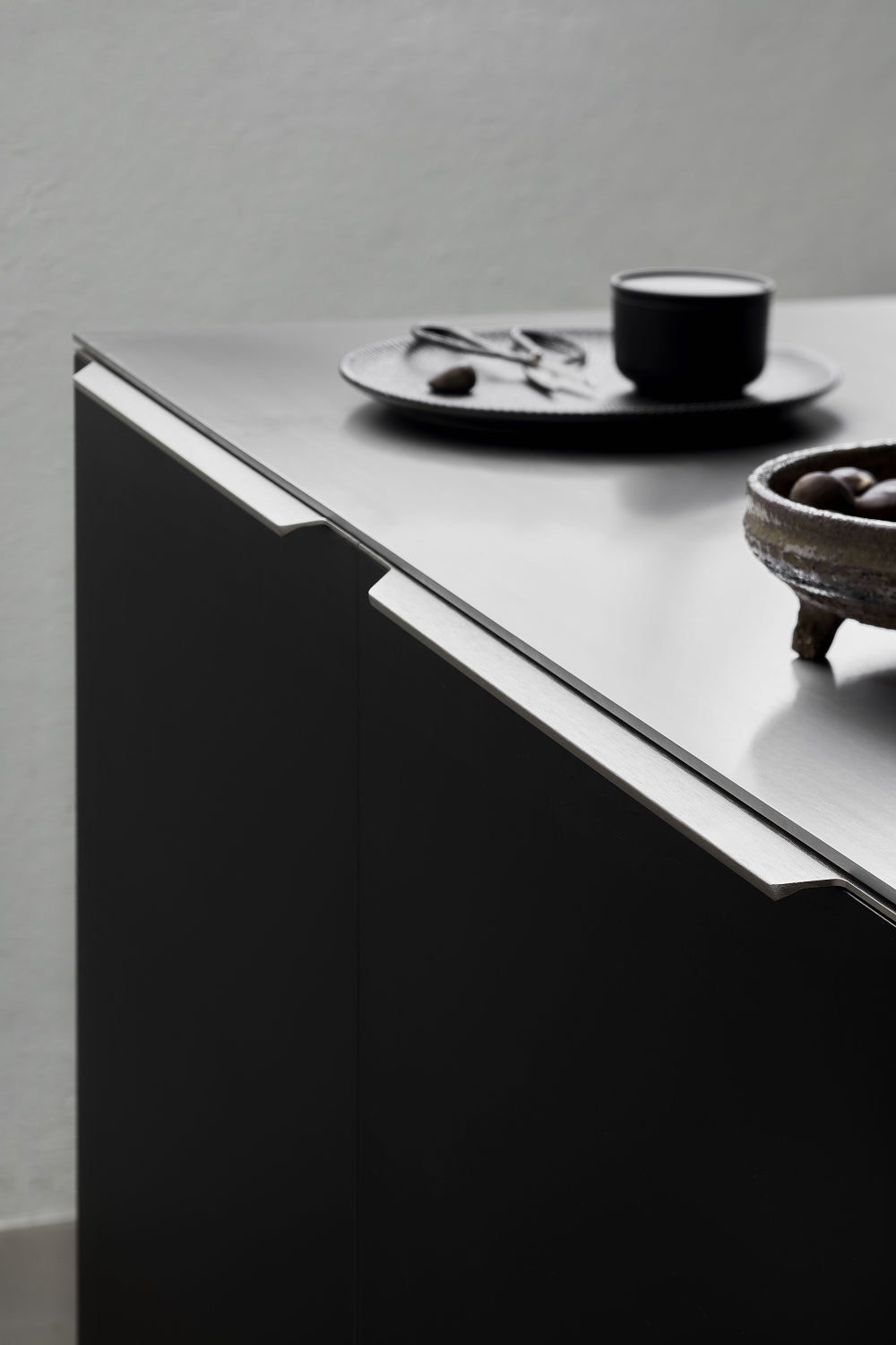 Coda greb i aluminium / Inox Look - vælg mellem forskellige størrelser