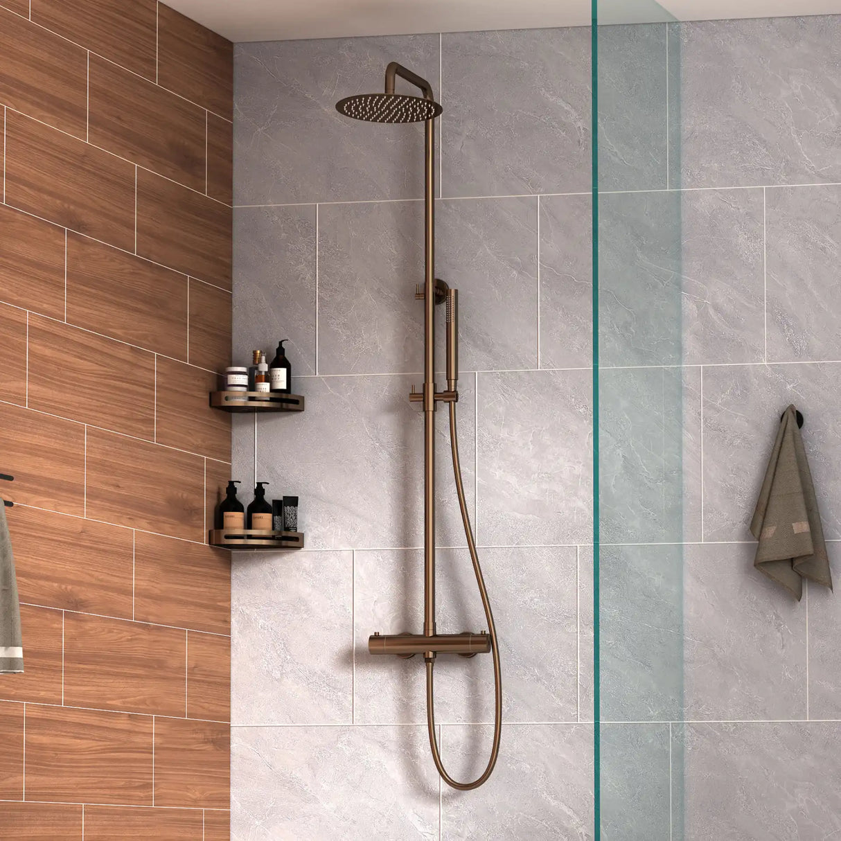 Argo RS komplet brusesystem, PVD Kobber