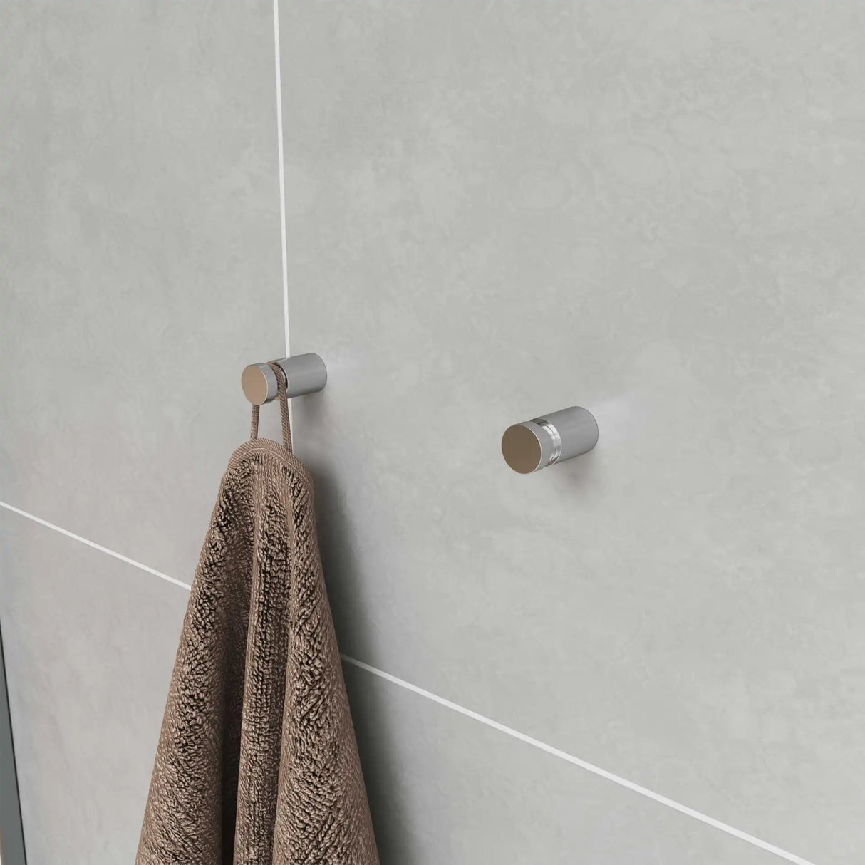 Lavabo Luna håndklædekroge lille 2 stk, Krom