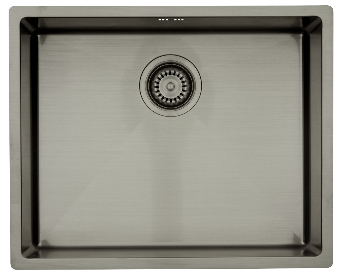 Lavabo KUBUS 500 SOFT - GUNMETALLIC