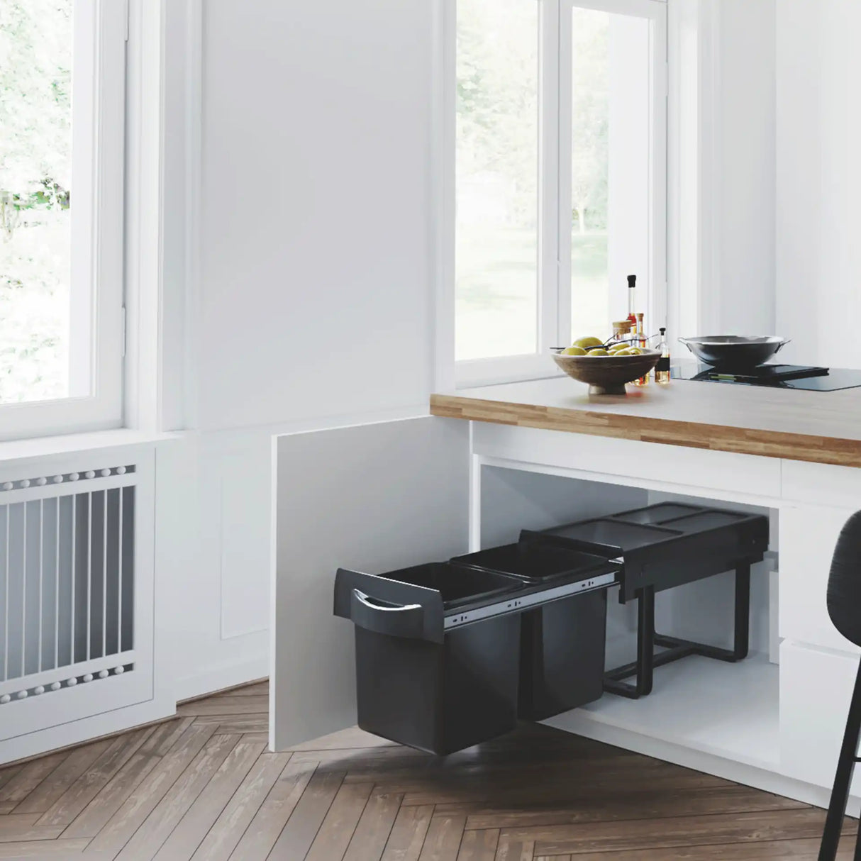 LAVABO AMSTERDAM AFFALDSSYSTEM 2X16 LITER