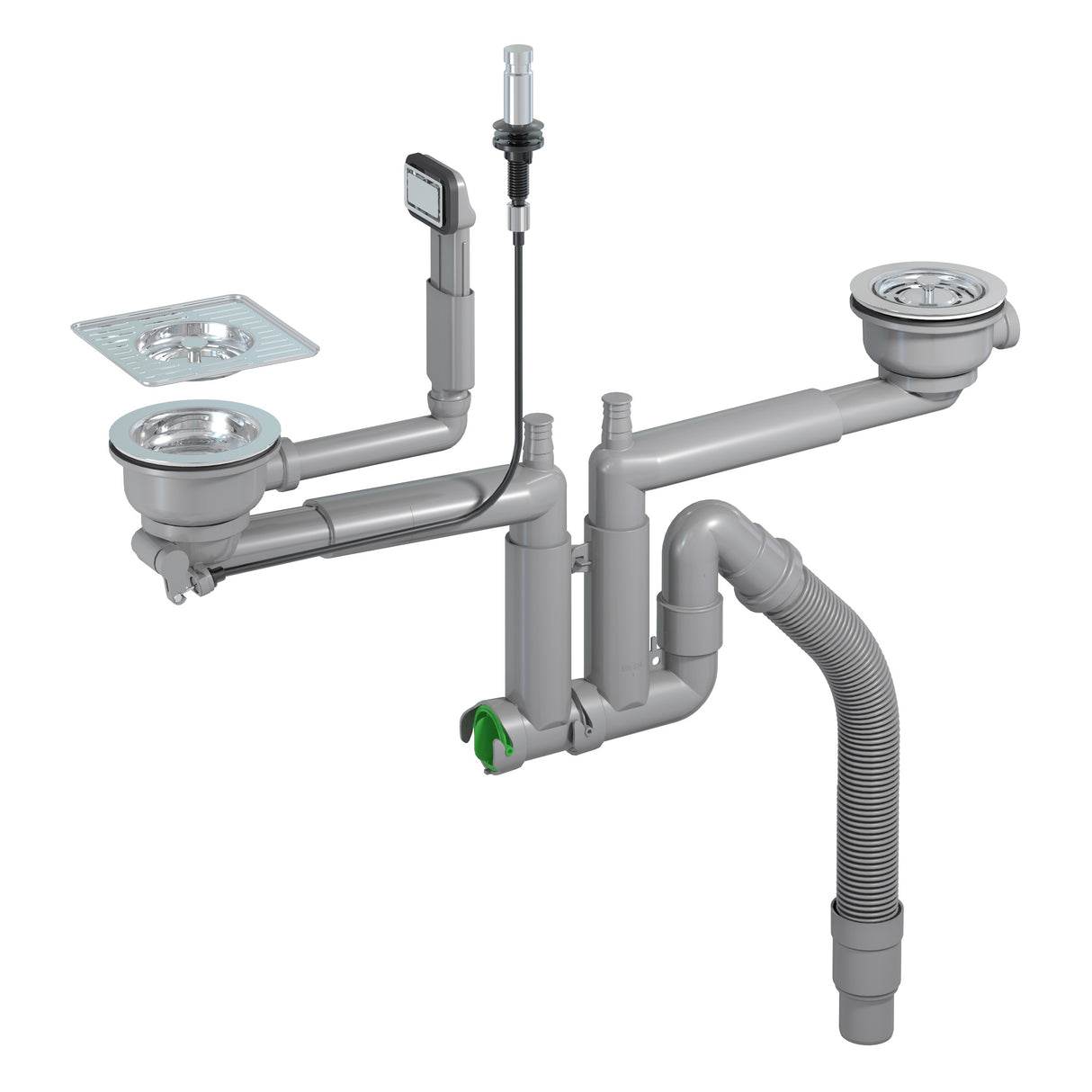 VATTENLÅS SMARTLOC FRAME 2-LÅDOR, UPPLYFT/MANUELL